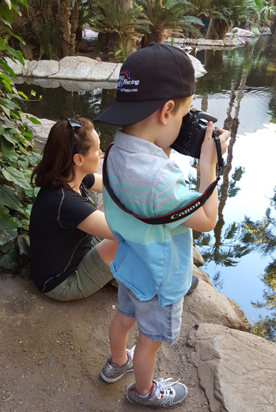 Photographer in training